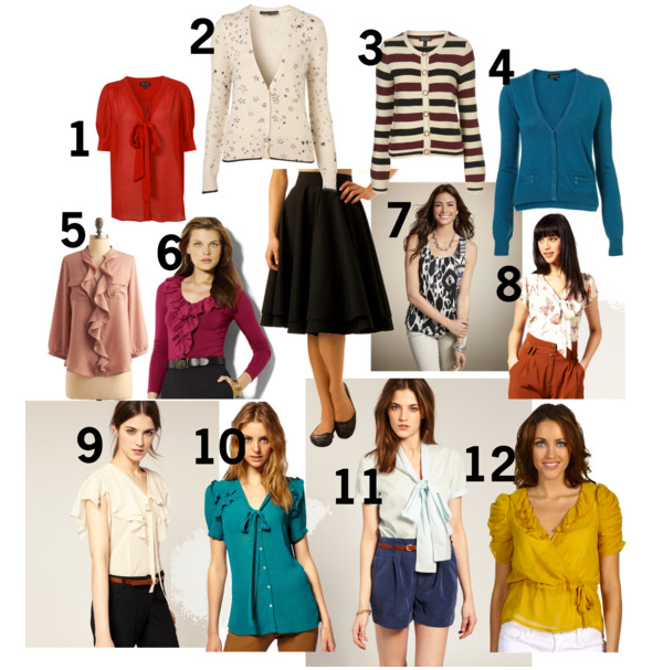 TOPS FOR GIRLS TO STYLE WITH SKIRTS