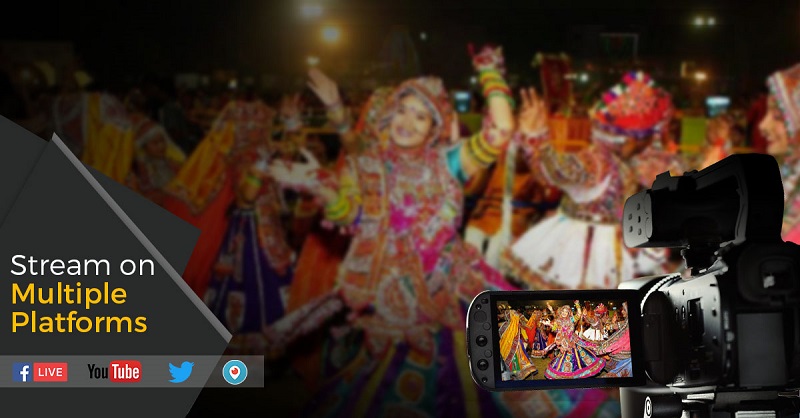 Make Your Navratri Special By Live Streaming On Multiple Platforms!
