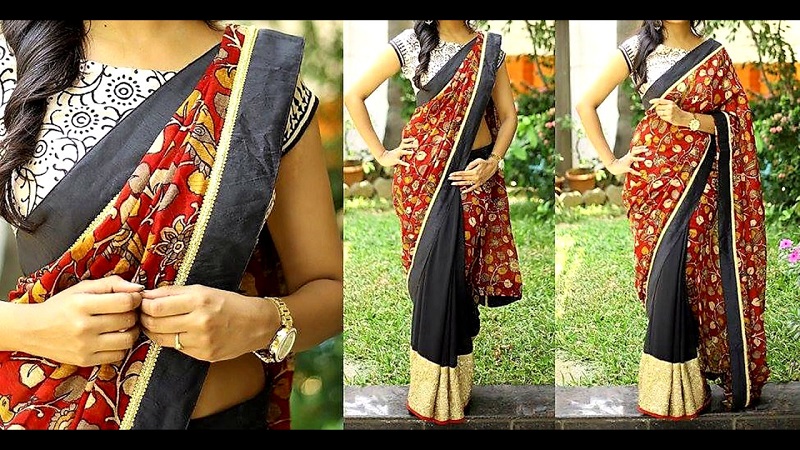 Flaunt Your Sarees With Fusion Twist To It