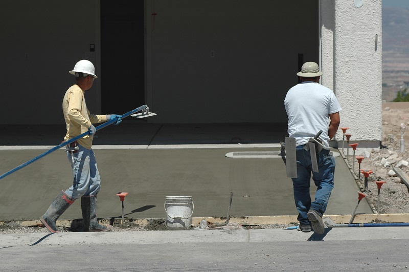 concreting a driveway